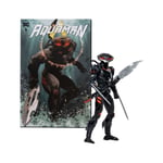 Dc Direct Page Punchers Figurine Et Comic Book Black Manta (Aquaman)