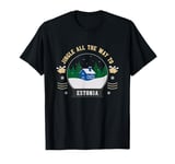 Jingle All The Way To Estonia - Estonian Christmas Travel T-Shirt