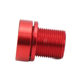 (Red)2Pc Bike Crank Screw Spline Centre Shaft Aluminium Alloy High Strength SL