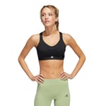 adidas Fast L Ru Hs Bra Str. XSAC - Svart Sports-BH for Damer med Optimal Støtte og Komfort