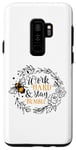 Coque pour Galaxy S9+ Work Hard Stay Bumble Abeille amusante Printemps Été Pâques Abeilles