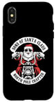 Coque pour iPhone X/XS Sons of Santa Claus North Pole Chapter Biker