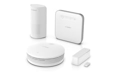 Bosch Smart Home - Pack de démarrage sécurité II, protection fiable en cas de risque d’incendie et d’intrusion, compatible avec Apple HomeKit, Amazon Alexa et l’Assistant Google