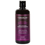 Kerargan - Shampoing Disciplinant à l'Huile d'Argan Pour Cheveux Indisciplinés, Secs et Frisés - Combat les Frisottis, Démêlant - Sans Sulfate, OGM, Silicone, Huile Minérale - 500ml