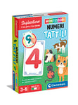 Clementoni - Sapientino Cartes-Numéros tactiles - Jeu éducatif 3 Ans, Flashcards Montessori-Made in Italy, Couleur Italienne, 16436