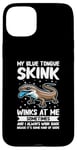 iPhone 15 Plus My Blue Tongue Skink Winks At Me - Blue Tongue Skink Case