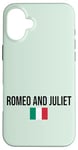 Coque pour iPhone 16 Plus Romeo and Juliet Love Illustration Novelty Graphic Designs