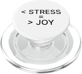 Less Stress More Joy Mindfulness PopSockets PopGrip for MagSafe