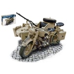 BMW R75 GERMAN MILITARY MOTOR WITH SIDECAR KIT 1:9 Italeri Kit Mezzi Militari