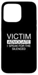 iPhone 15 Pro Max Victim Advocate I Speak For The Silence Cool Legal Services Case