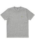 Carhartt WIP Chase Tee - Grey Heather Colour: Grey Heather, Size: X Large