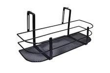 Louis Moulin Support de Jardinière Anthracite, 60 x 28 x 16 cm, Tôle Perforée, Réglable, Fabriqué en France