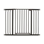 Basic Sturdy Hundegrind Bred Svart 76 x 99 - 105,5 cm