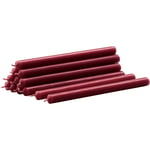 Nagel Ljus 12-pack, Bordeaux