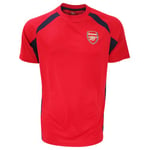 Arsenal FC Mens Official Football Crest Panel T-Shirt - XX Large