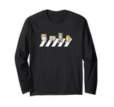 Storage Devices Pedestrian Crossing Funny Floppy Disk Long Sleeve T-Shirt