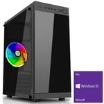 Mega Fast AMD Dual Core HD 8GB 1000GB Home Gaming PC Computer Windows 10 VO-RGB