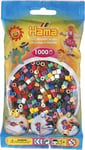 SACHET DE 1000 PERLES A REPASSER HAMA MIDI COULEURS ASSORTIES - LOISIRS CREATIFS