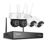 SANNCE 3MP Wireless CCTV Security System 2 Way Audio Wifi IP Camera 5MP 10CH NVR