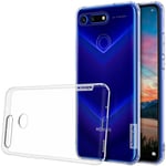 Huawei Honor View 20 - NILLKIN Nature blød gummi cover/etui - Hvid