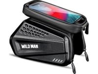 Wildman Bicycle Case/Holder Xxl Es6 Frame Bag Black/Black | Wildman