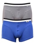 Boxer Dim Homme En Coton Stretch Ultra Confort -Assortiment Modèles Photos Selon Arrivages- Pack De 2 Boxers Atlanta/Gris