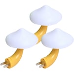 Yzmrbdqc - Capteur de champignon Prise veilleuse led Lampe champignon, adaptée aux chambres, salles de bains, escaliers, couloirs