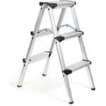 Xpotool - chelle pliante en aluminium 150kg Escabeau 2 fois 3 marches antiglisse 73cm