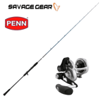 SGS2 Slow Jigging 6'4" Max 250G XH / Penn Fathom ...