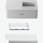 canon selphy cp1500 portable photo printer paper kit white 5540C012
