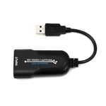 Lcckaa 4K Hdmi -Yhteensopiva Video Capture Card Usb 3.0 Video Game Grabber Record Ps4 Camcorder Switch Live Broadcast -Kameralle