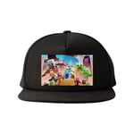 Snapback Keps | Bekväm och Justerbar för Vuxna Minecraft Svart