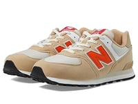 New Balance Boys 574 Sneaker, Incense, 4 UK