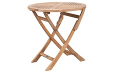 Exotan Folding Utebord sammenleggbart teak Ø80 cm