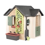 SMOBY LIFE GARDEN HOUSE PLAYHOUSE with 15 accessories. Indoor/outdoor sustainable play with 64% recycled material