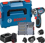 Bosch Professional GSR 12V-15 FC, Noir, 2 x 2.0Ah batterie/chargeur/accessoires