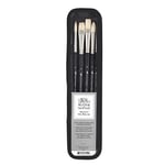 Winsor & Newton"Artists" Hog Oil Brush (Pack of 5),Black,Large