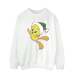 Looney Tunes Tweety Julmössa Sweatshirt M Vit White M