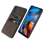 Motorola Moto E32 4G Dual Card Slots Protective Skal - Brun