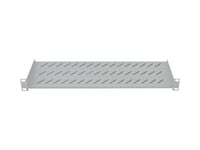 Intellinet 19" Cantilever Shelf, 1U, 2-Point Front Mount, 150Mm Depth, Max 25Kg, Grey, Three Year Warranty - Hylla För Rack - Grå, Ral 7035 - 1U - 19"