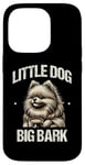 Coque pour iPhone 14 Pro Little Dog Big Bark Poméraniens Chien Poméranien