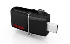 SanDisk Ultra Dual USB Drive 3.0 lecteur USB flash 16 Go USB Type-A / Micro-USB 3.2 Gen 1 (3.1 Gen 1) Noir - Neuf