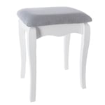 Tabouret pour Coiffeuse "Aurell" 45cm Blanc