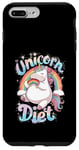 Coque pour iPhone 7 Plus/8 Plus Unicorn Diet Magical Rainbow Unicorn Princess