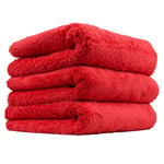 Chemical Guys Happy Ending Red Microfiber Towel 3-pack