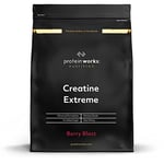 THE PROTEIN WORKS Creatine Extreme en Poudre | Formule de créatine | Complément de qualité supérieure pour une croissance musculaire | Avec bêta-analine | Explosion de Baies | 400g