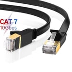 AuTech 3M CAT 7 Plat Câble Ethernet Réseau RJ45 Haut Débit 10Gbps 600MHz Pour Nintendo Switch Routeur TV Box PC Xbox PS3 PS4 -