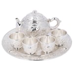 Teapot And Cup Set High Temperature Resistant Zinc Alloy Tea Set Vintage