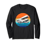 Retro Vintage Radio Controlled Plane RC Plane Pilot Long Sleeve T-Shirt