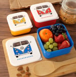 Volkswagen VW Camper Van Stacking Lunch Box Set